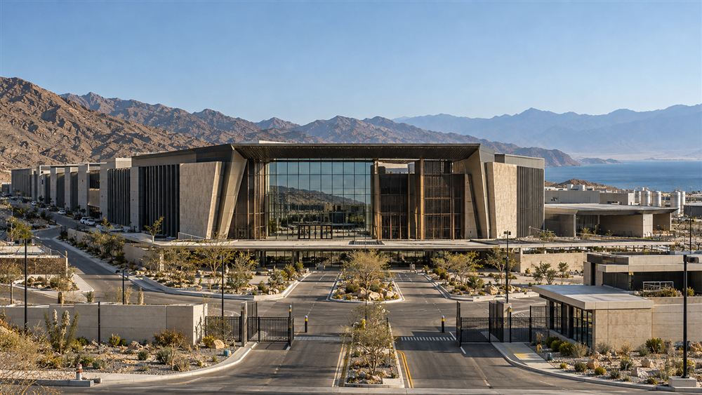 MERC: a stone, steel and glass research and engineering centre in the Red Sea mountains
