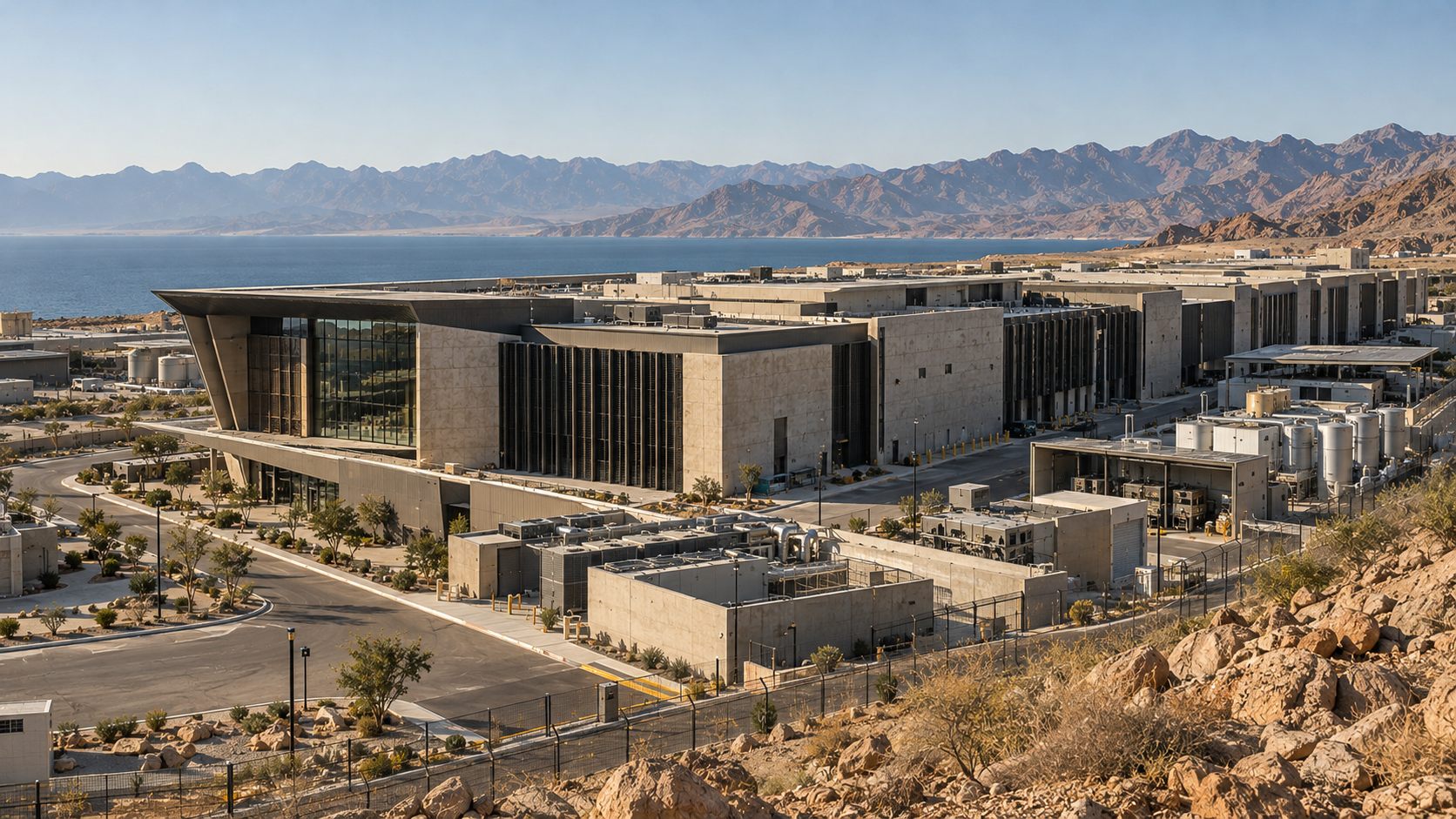 MERC: a stone, steel and glass research and engineering centre in the Red Sea mountains