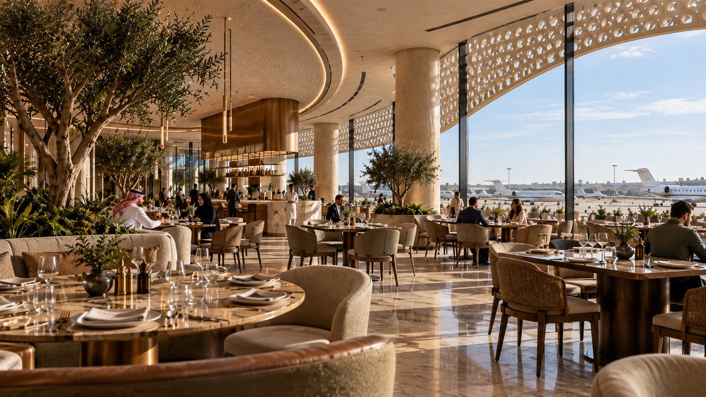 Nouzha: the restaurant beneath the pierced stone screen