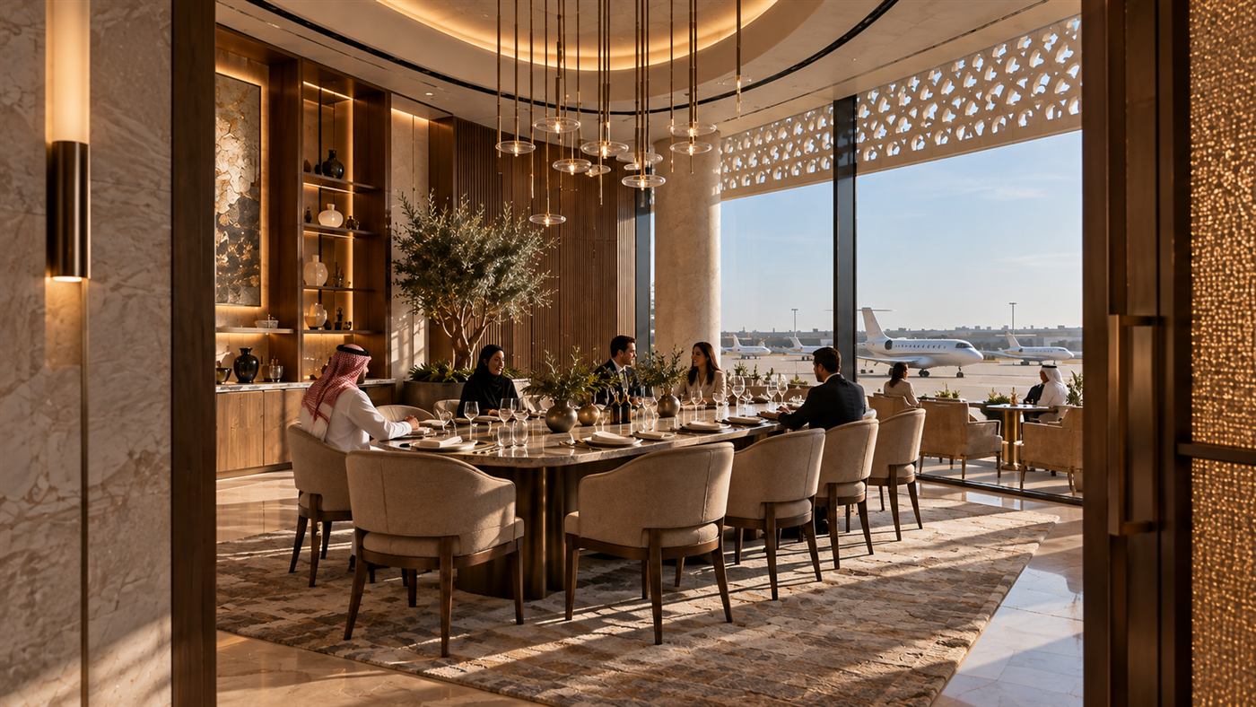 Nouzha: the private dining room