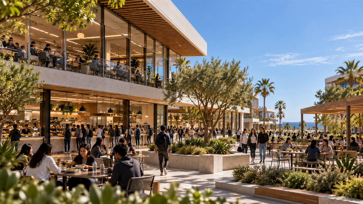 The Museion Institute: the cafe terrace
