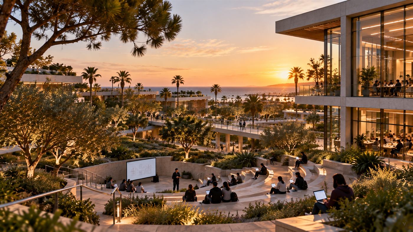 The Museion Institute: outdoor learning on the terraces